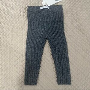 NWT ZARA KNIT GRAY LEGGINGS